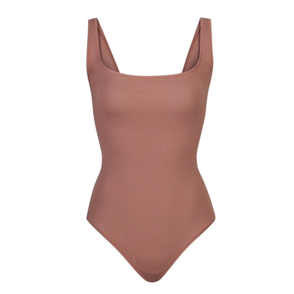 SKIMS cotton rib bodysuit